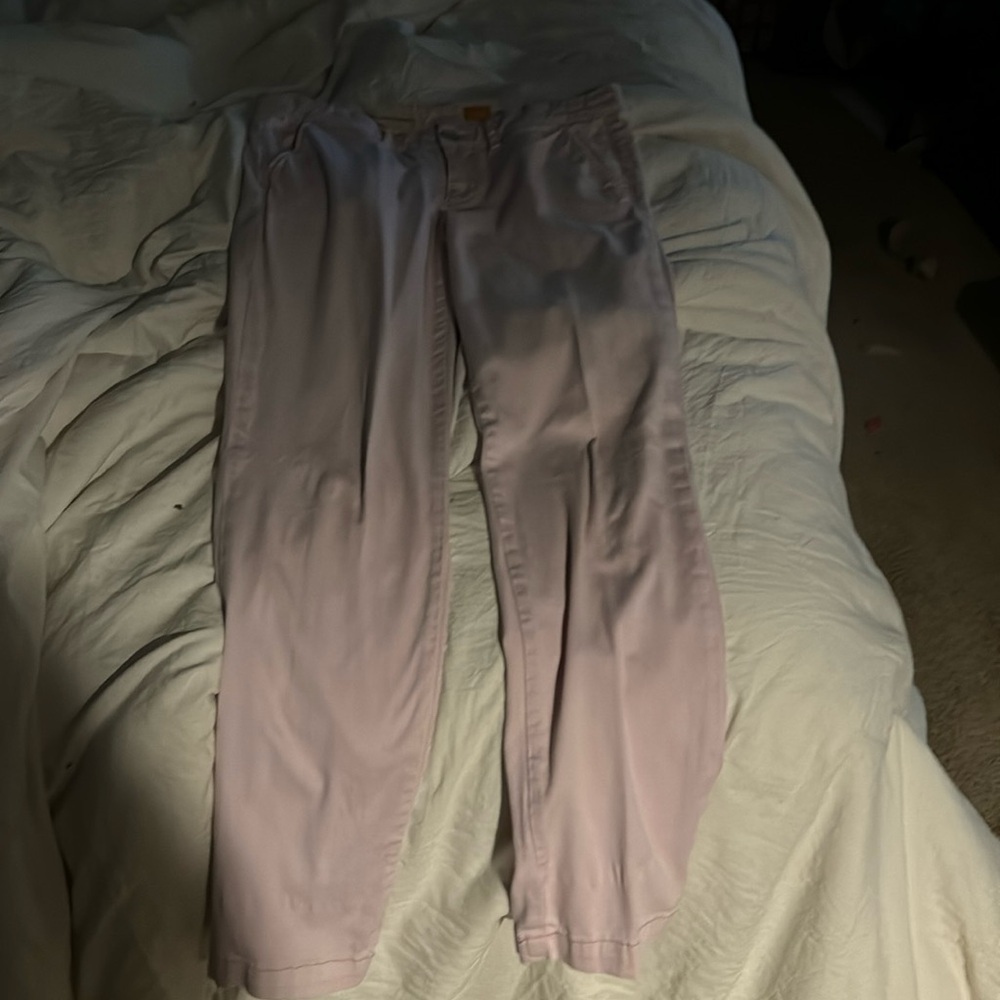Pilcro and the Letterpress Pink Pants - Picture 3 of 5